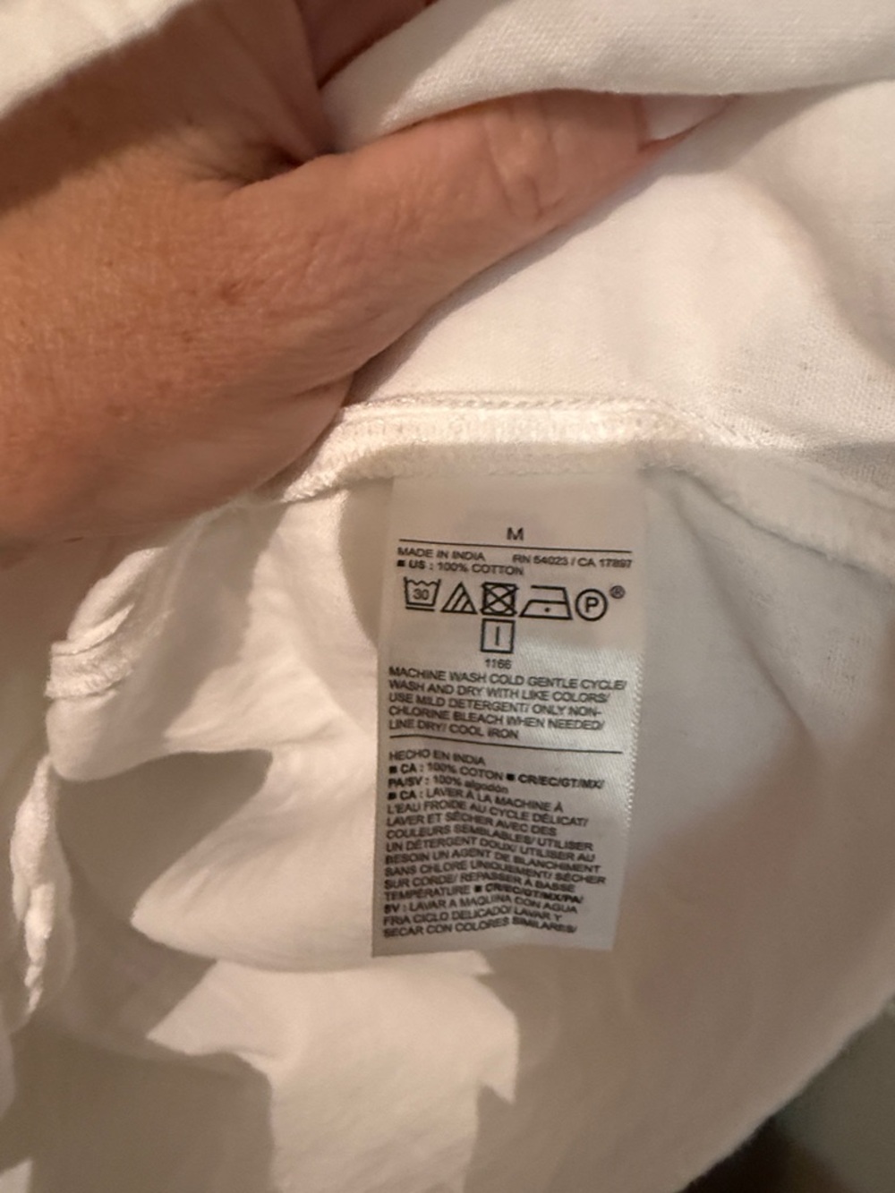 Old Navy White Short-Sleeve Peasant Dress - Picture 4 of 4